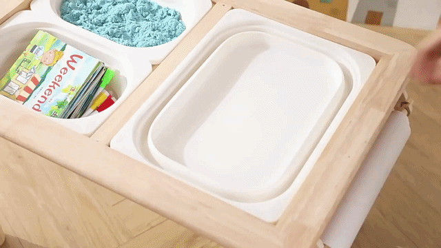 Montessori Sensory Table – 2-fach höhenverstellbarer Aktivitätstisch