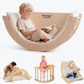 Montessori Kletterbogen 6-in-1 – Krabbeltunnel & Sensoriktisch