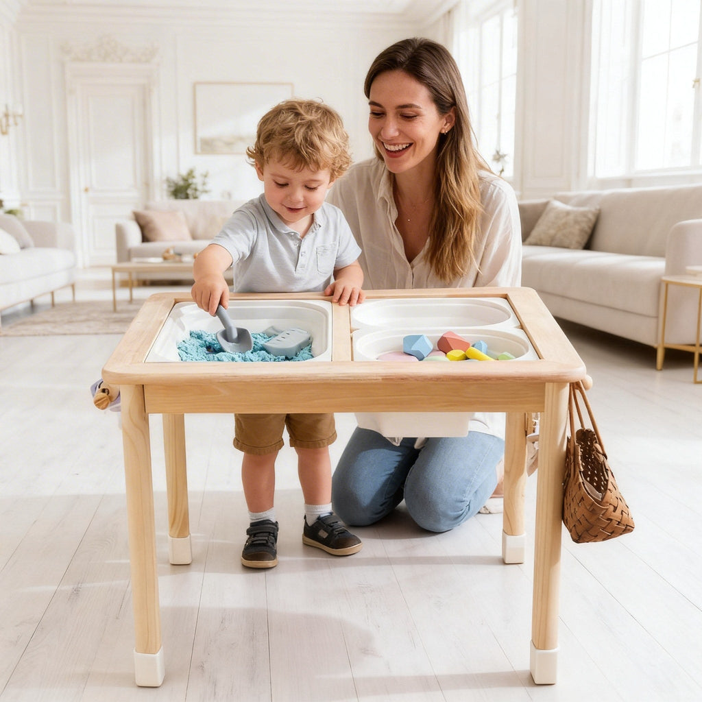 Montessori Sensory Table – 2-fach höhenverstellbarer Aktivitätstisch