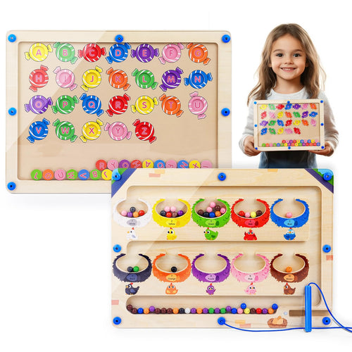 2 in 1 Montessori Magnetspiel Labyrinth