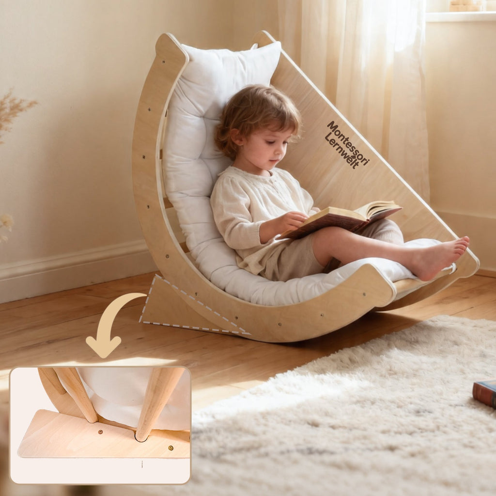Montessori Kletterbogen 6-in-1 – Krabbeltunnel & Sensoriktisch