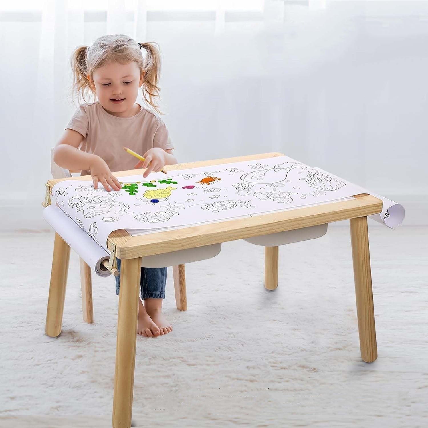 Montessori Sensory Table – 2-fach höhenverstellbarer Aktivitätstisch