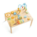 8-in-1 Montessori Aktivitätstisch – Macaron Farben & Motorik