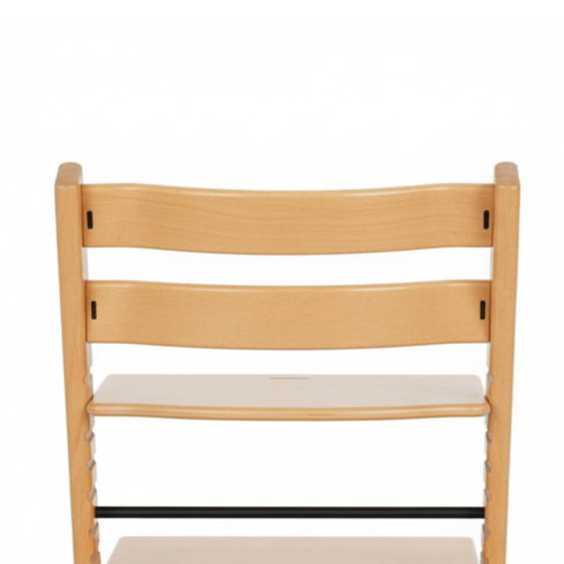 Kinder Hochstuhl Holz verstellbar – Montessori Kinderstuhl Massivholz Baby Stuhl stabil