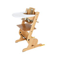 Kinder Hochstuhl Holz verstellbar – Montessori Kinderstuhl Massivholz Baby Stuhl stabil