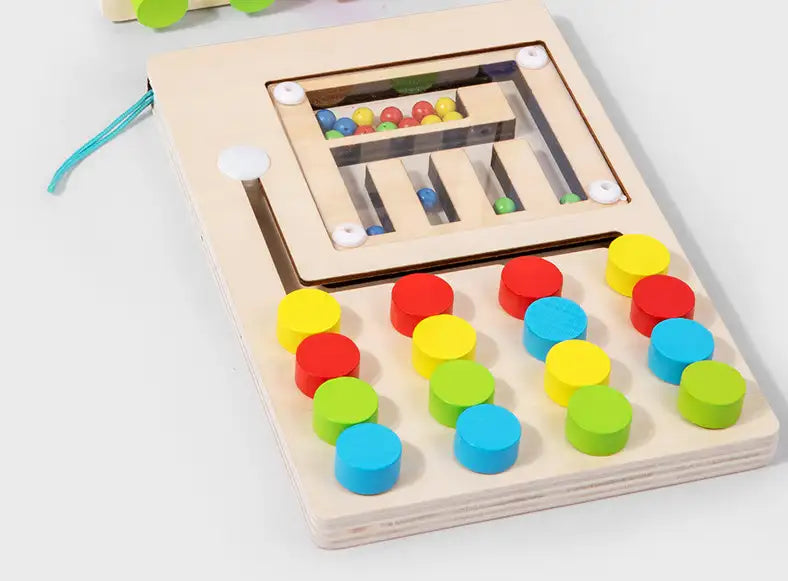 Montessori Holzspielzeug Lernspiele Labyrinth