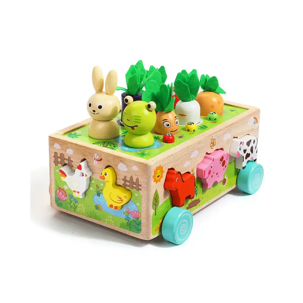 Karotten Steckspiel Holz Montessori