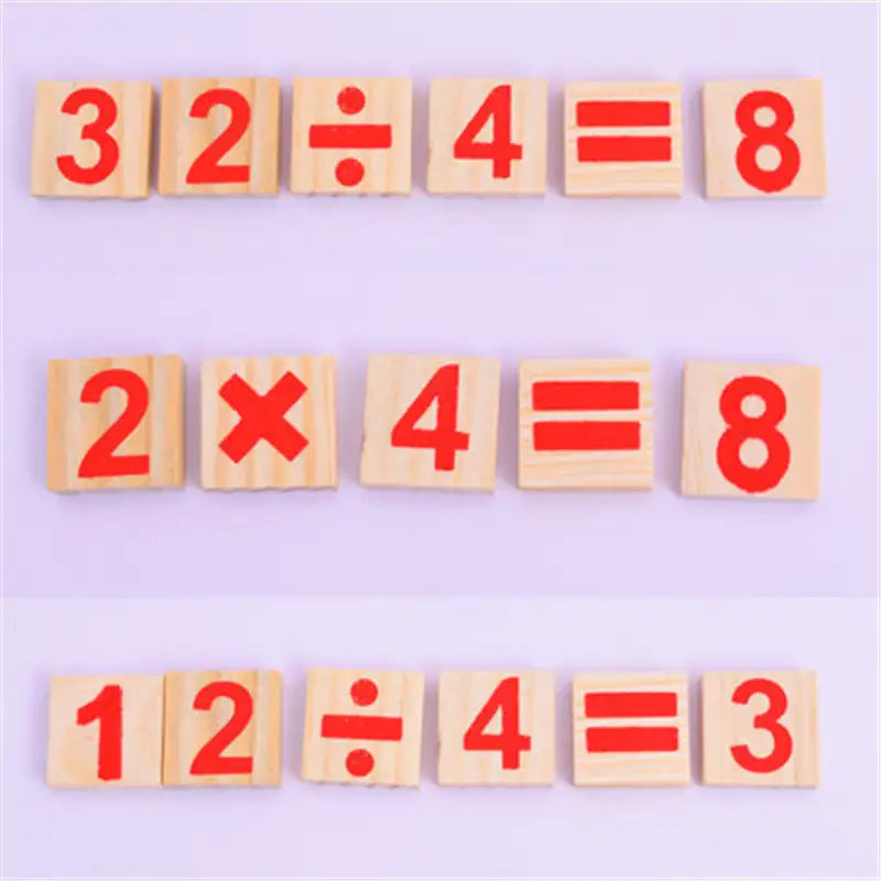 Montessori Mathematik Spielzeug – Zahlen und Stäbchen