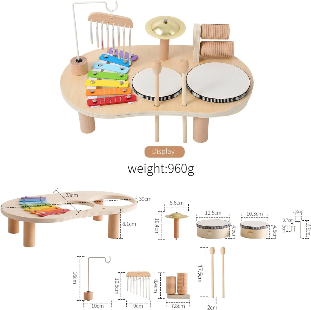 Montessori Musik-Aktivitätstisch – Klang & Rhythmus