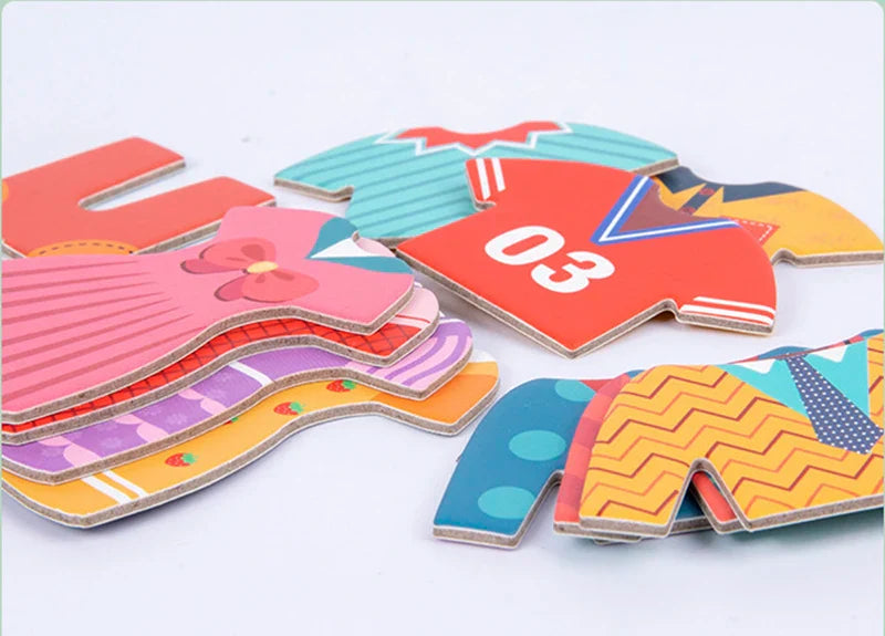Montessori Anzieh-Puzzle – Motorikspiel & Lernspielzeug