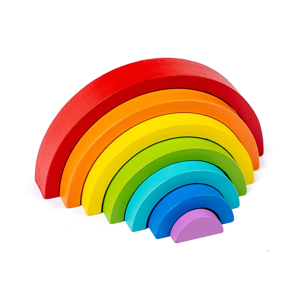 Montessori Stapelspielzeug – Holz Regenbogen