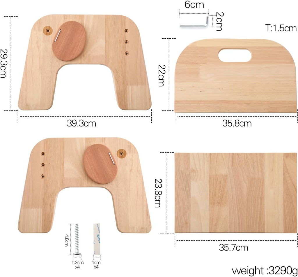 Montessori Kinderstuhl aus Holz höhenverstellbar und mitwachsend