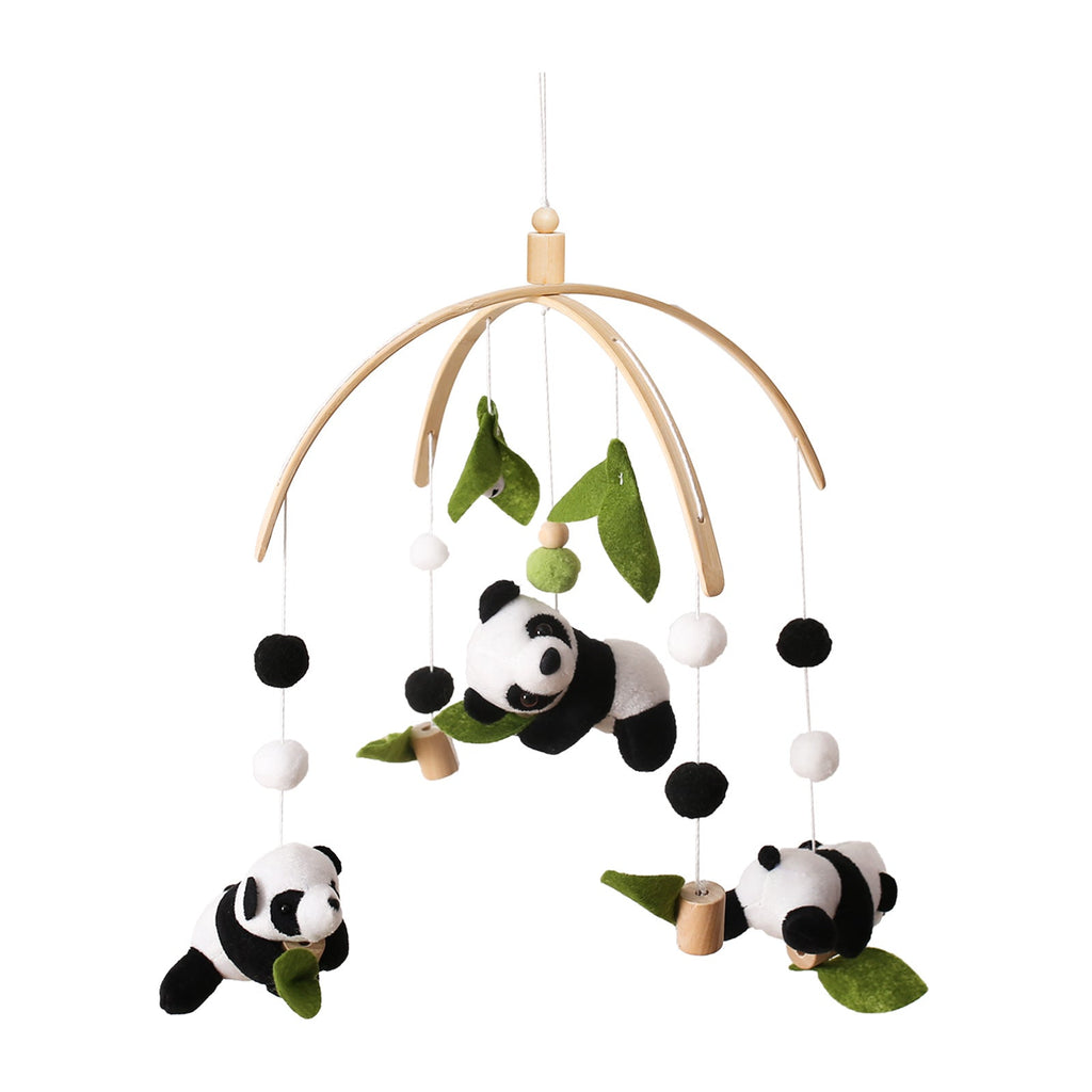 Baby Mobile aus Filz & Holz – Montessori Mobile fürs Babybett