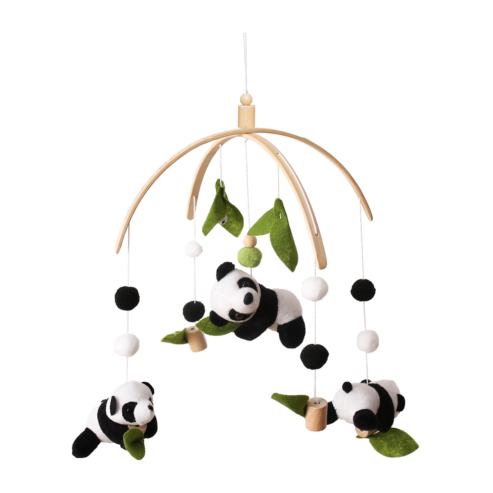 Baby Mobile aus Filz & Holz – Montessori Mobile fürs Babybett