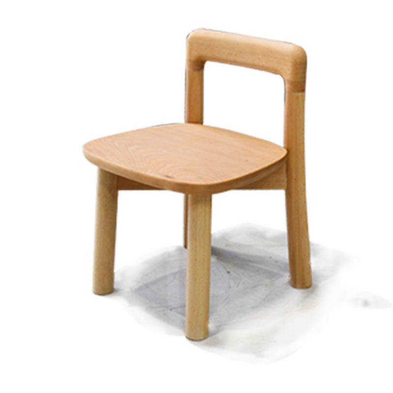 Buche Kinderstuhl Rückenlehne Massivholz Montessori