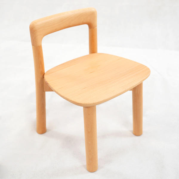 Buche Kinderstuhl Rückenlehne Massivholz Montessori