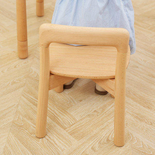 Buche Kinderstuhl Rückenlehne Massivholz Montessori