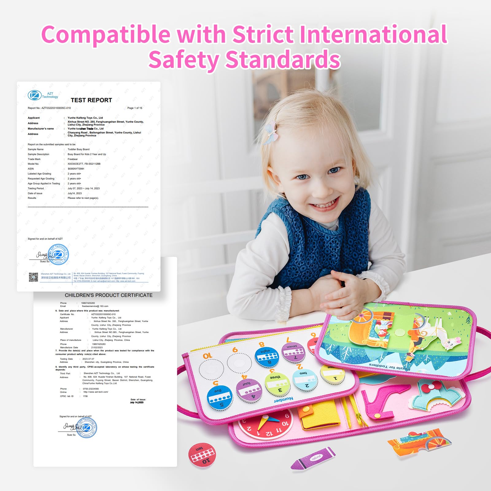 Montessori Busy Board/Quiet Book 8-seitig – Prinzessin