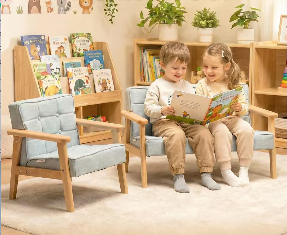 Kinder Sofa aus Buchenholz – Nordisches Kindersofa