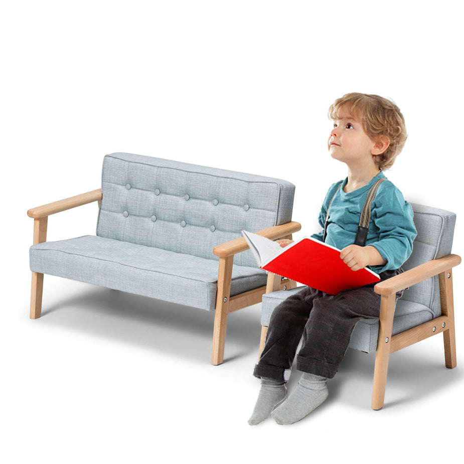 Kinder Sofa aus Buchenholz – Nordisches Kindersofa