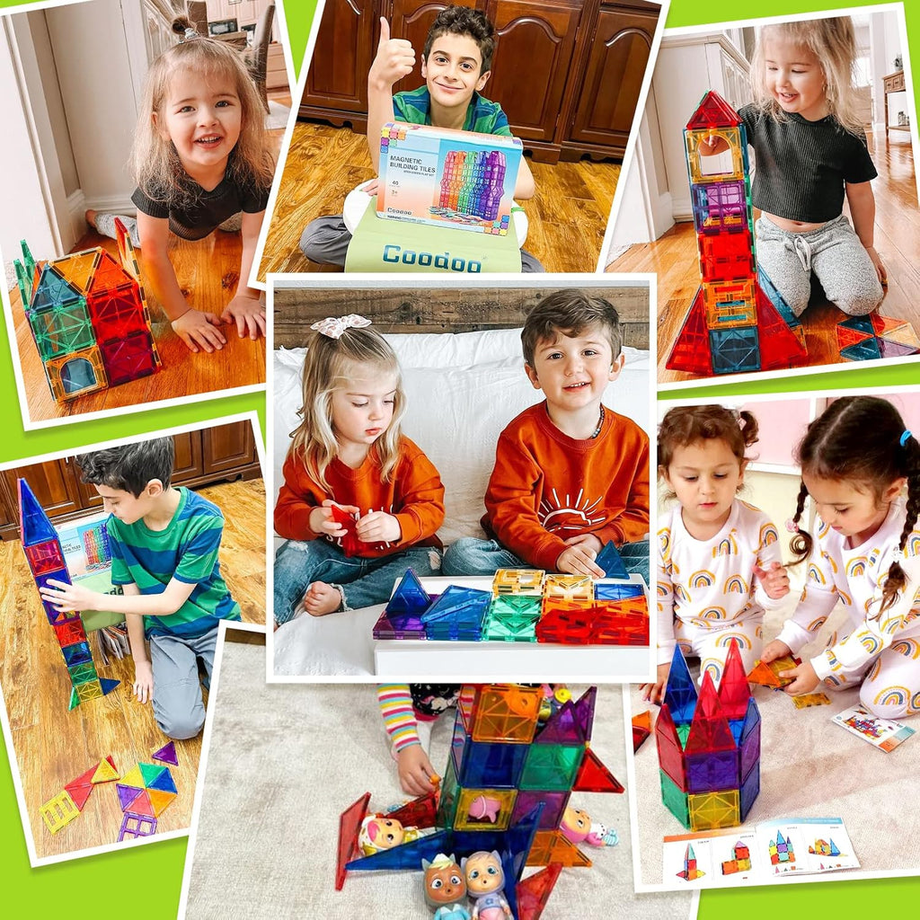 Montessori Magnetbausteine –  Konstruktions-Lernset