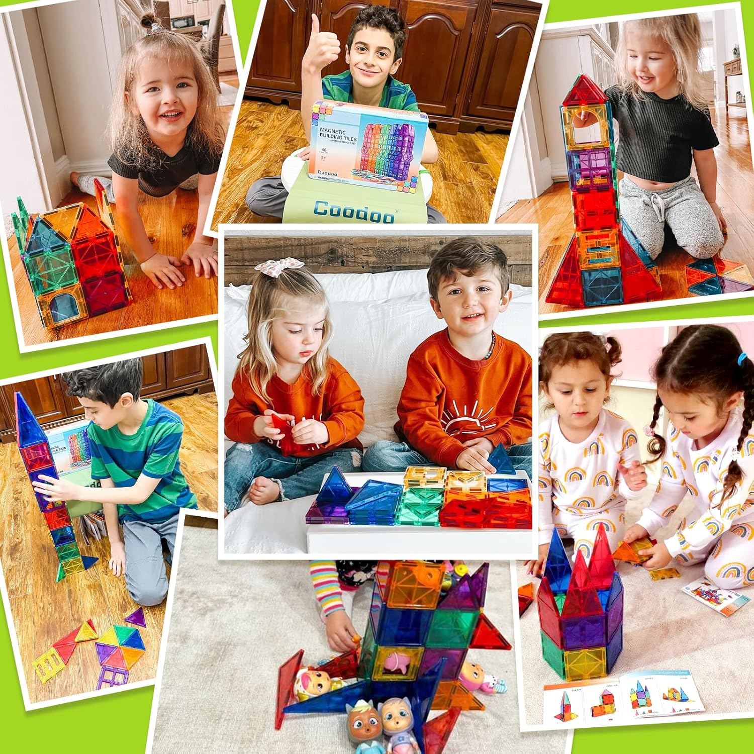 Montessori Magnetbausteine –  Konstruktions-Lernset