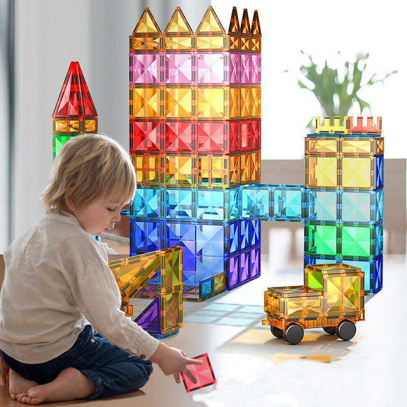Montessori Magnetbausteine –  Konstruktions-Lernset