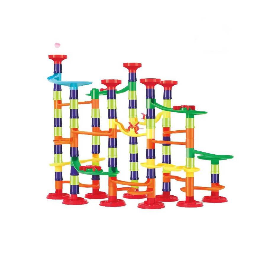 Kugelbahn-Bausteine Set aus ABS-Kunststoff für Kinder