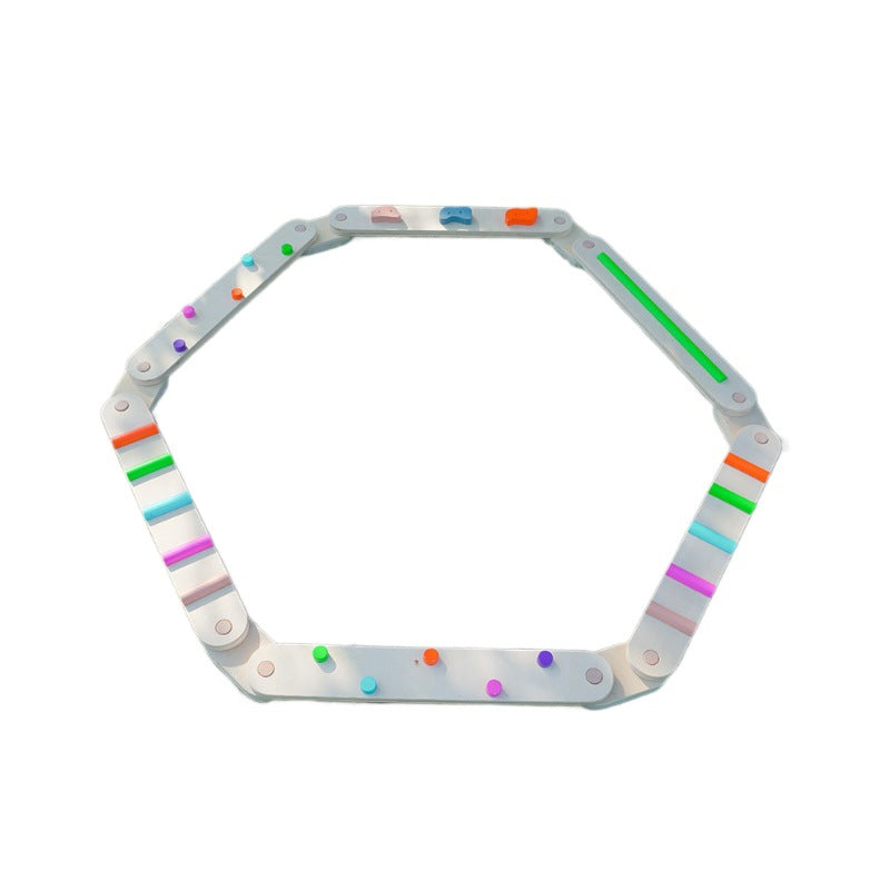 Montessori Balance Board Set – Taktile Laufstrecke für Kinder