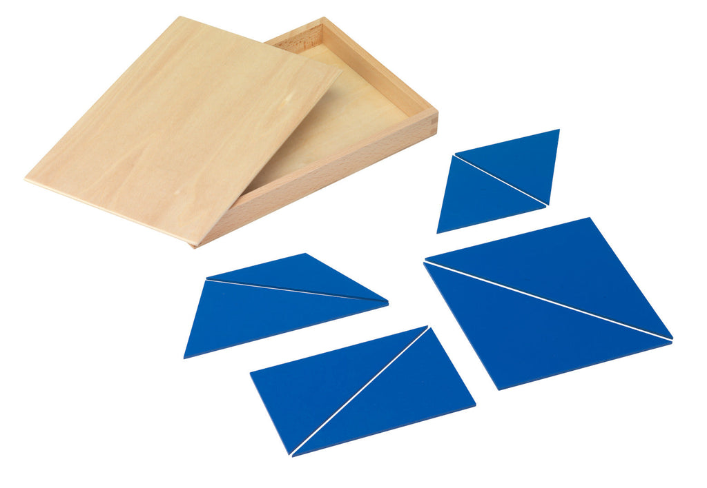 Montessori Konstruktive Dreiecke –  5-tlg. Geometrie-Sets