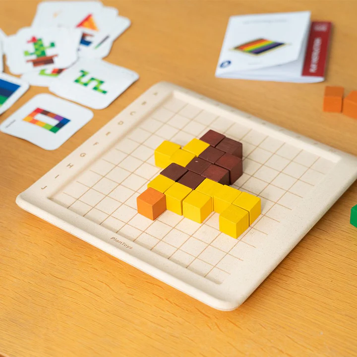 Montessori Zählwürfel – Buntes Mathematik Lernspielzeug aus Holz