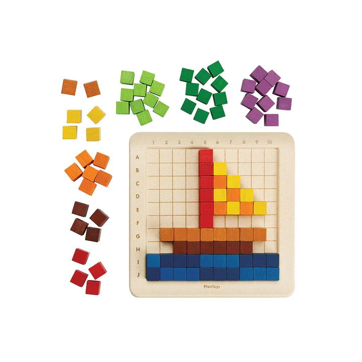 Montessori Zählwürfel – Buntes Mathematik Lernspielzeug aus Holz