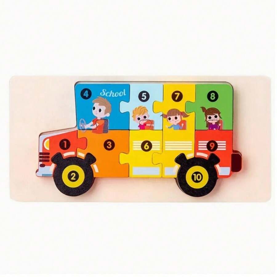 Montessori Holzpuzzles für Kleinkinder