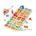 Montessori-Holzpuzzle für Säuglinge und Kleinkinder