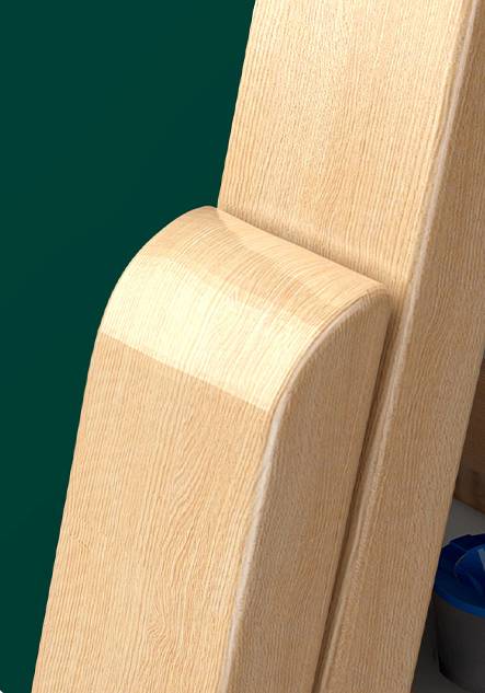 Montessori Kinderstaffelei aus Holz – Höhenverstellbare Maltafel mit Whiteboard & Kreidetafel