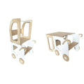 Montessori Lernturm Trolley – 3-in-1 Küchenhelfer für Kinder