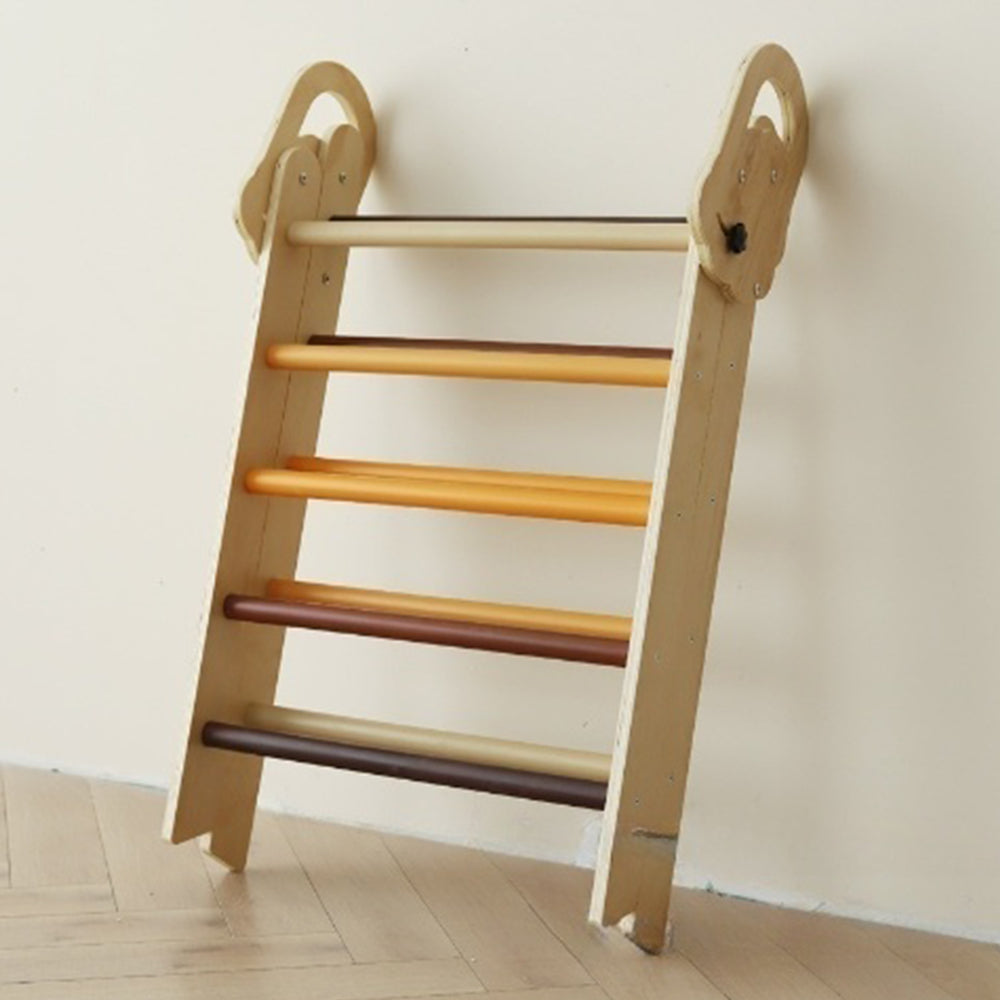 Montessori Kletterset aus Holz –  Klappbares Dreieck, Rutsche & Bogen