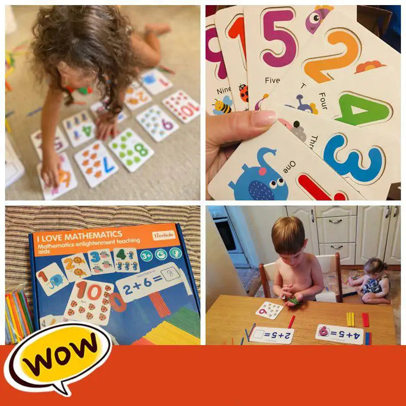Montessori Mathematisches Spielzeug-Lernspiel – Zahlen & Mathematik