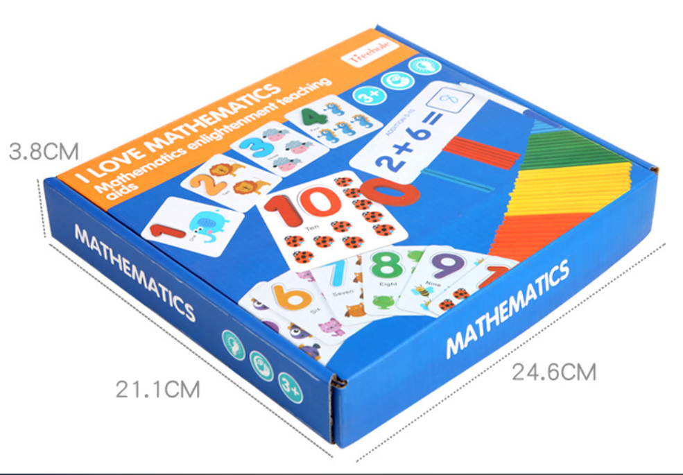 Montessori Mathematisches Spielzeug-Lernspiel – Zahlen & Mathematik