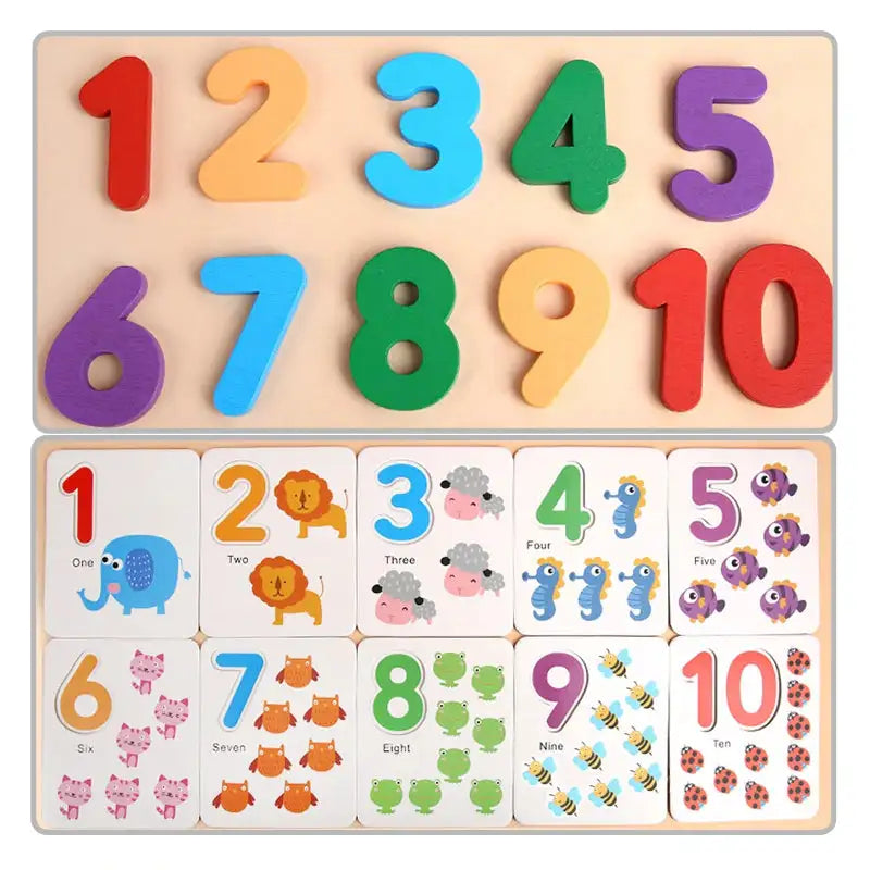 Montessori Mathematisches Spielzeug-Lernspiel – Zahlen & Mathematik