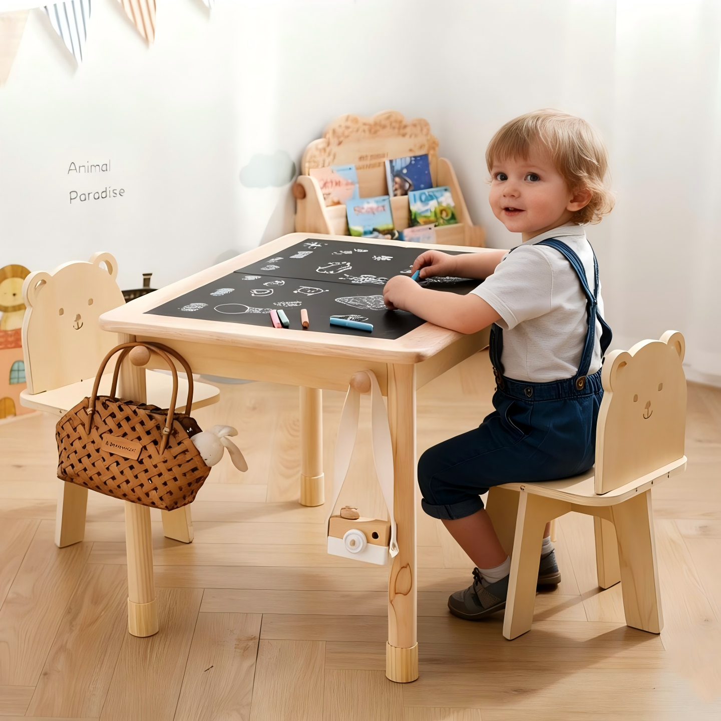 Montessori Sensory Table – 2-fach höhenverstellbarer Aktivitätstisch