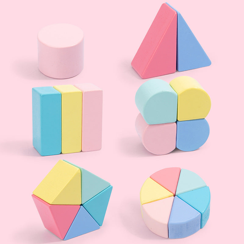 Montessori Formen Steckspiel aus Holz – Farben & Formen Lernspiel für Kleinkinder