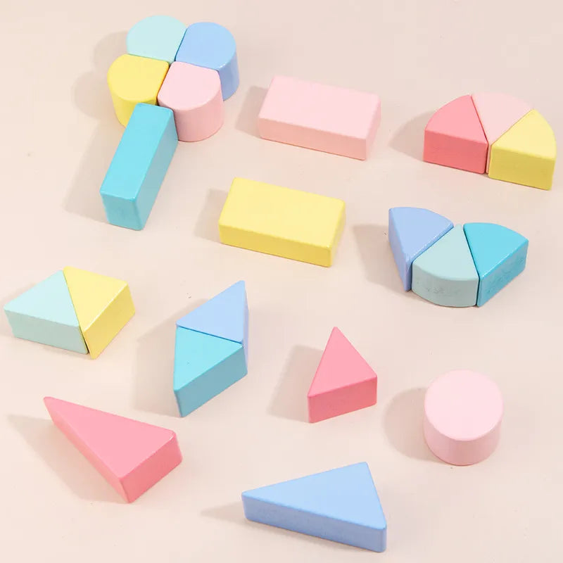 Montessori Formen Steckspiel aus Holz – Farben & Formen Lernspiel für Kleinkinder