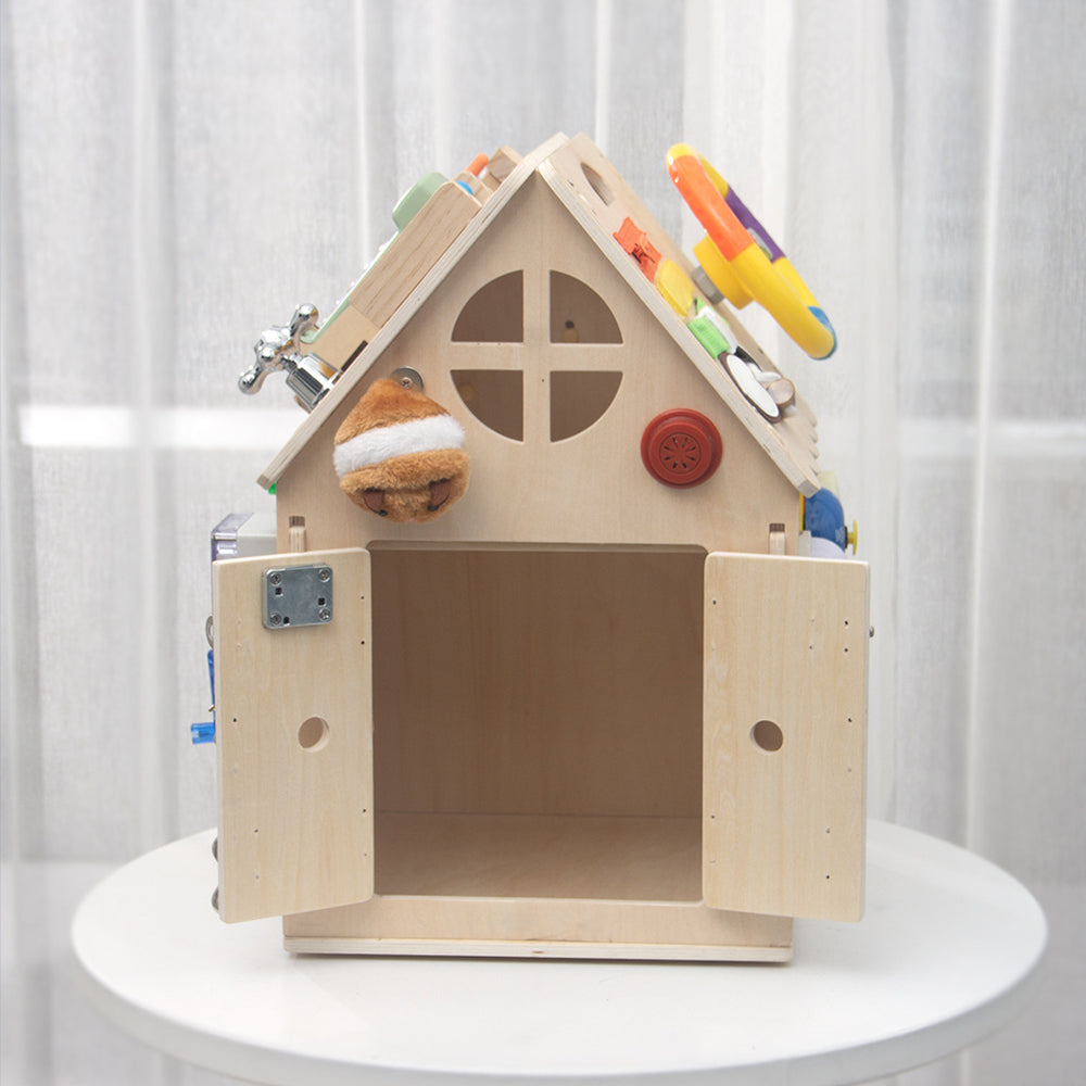 Montessori Mini Busy House – Xylophon & Feinmotorik