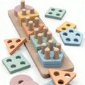 Montessori Formensortier-Spielzeug aus Holz
