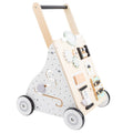Montessori Lauflernwagen „Nordic“ aus Holz mit Busy Board