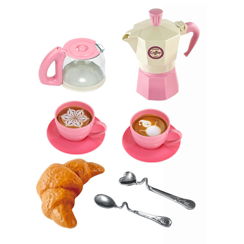 Montessori Holz Kaffee Spielzeug Set – Rollenspiel Küche ab 3 Jahren