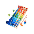 Montessori Holz Mathematik Spielzeug – Zählbrett & Angeln