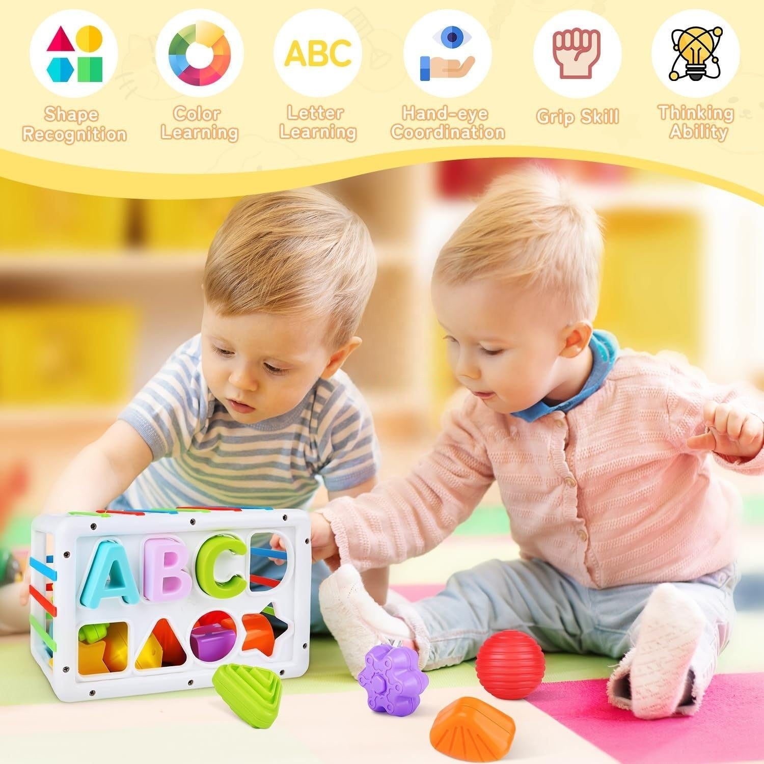 Montessori Form Sortierer Baby – Lernspielzeug & Motorikspiel