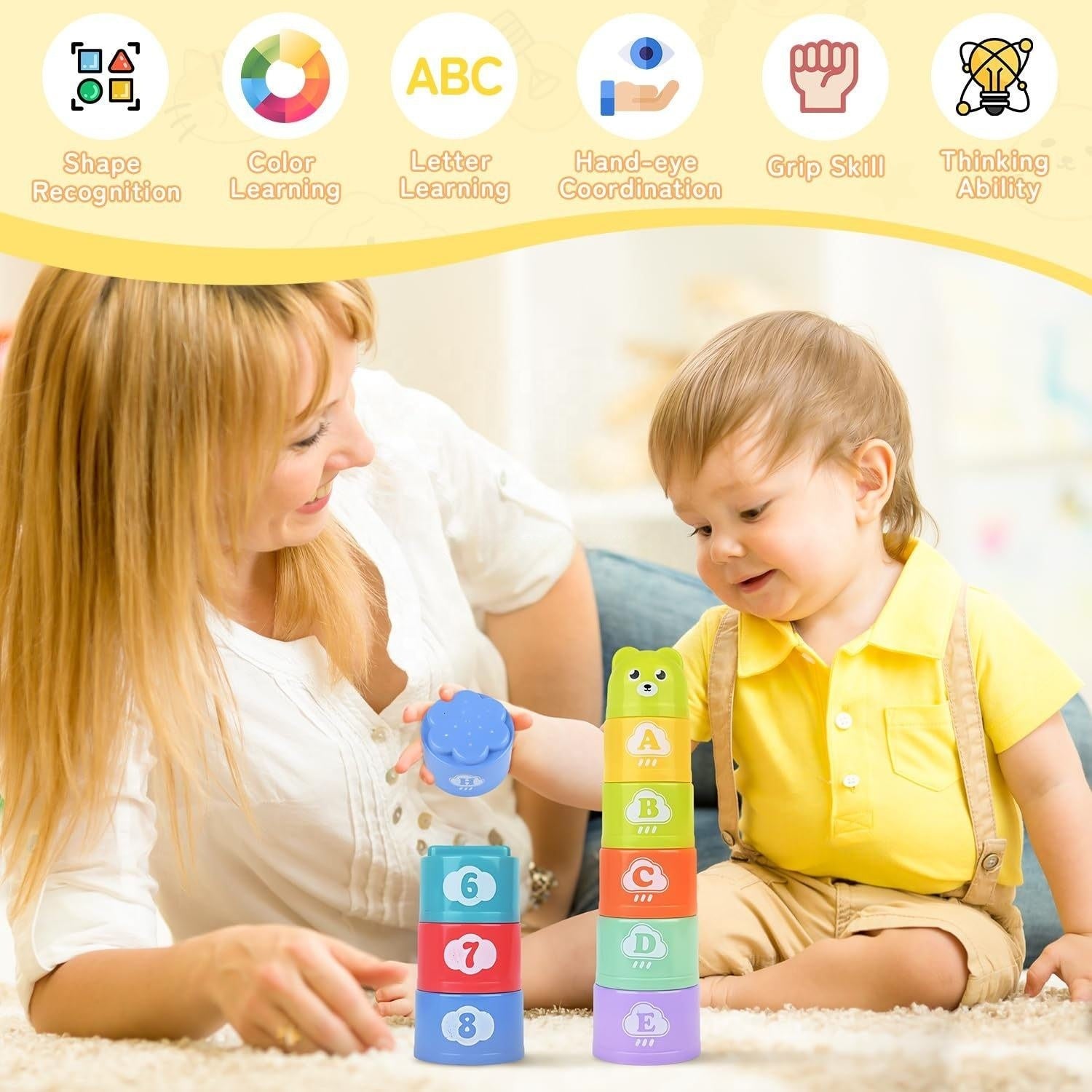 Montessori Form Sortierer Baby – Lernspielzeug & Motorikspiel